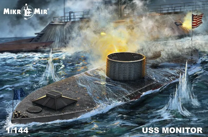 mikromir-144-028-uss-monitor-maquette-bateau-1-144 image 1